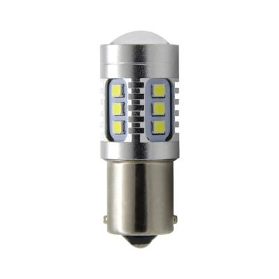 China Brake Light Led Fog Lamp Signal Light T20 T25 BA15S BA15D 2835 Canbus Led 15SMD Car Light for sale