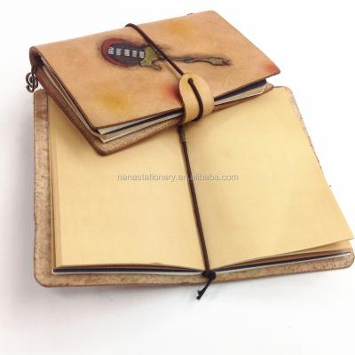 China Genuine Leather Hardcover Book Top Grade Travel Notebook for sale