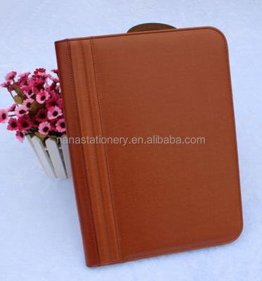 China Name card pocket/credit card pockets/calculator PU high quality leather folder for sale