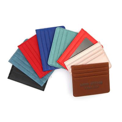 China High Quality PU Leather Card Holder With Customized Logo for sale