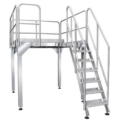 China Food 304 stainless steel support work platform for multihead weigher for sale