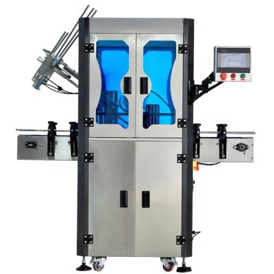 China Automatic food Guangzhou levs bottle can capping capping machine for high speed fully automatic dustproof tin plastic box lid capper for sale