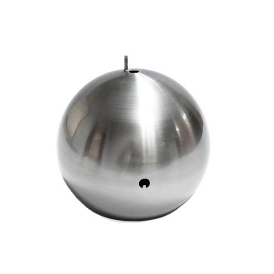 China Factory Direct Sales Original Deep Drawn Metal Part Silver Deep Pulled Steel Ball Shade For Lighting Industry for sale