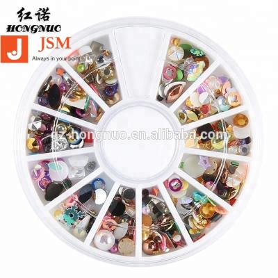 China 3d Nail Art DIY Decoration Mix Styles Nail Art Rhinestone Decoration 3D Nail Art Decoration ND086 for sale