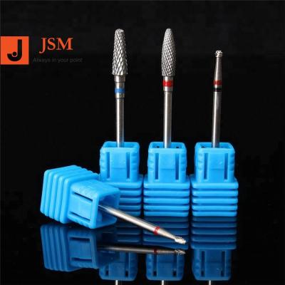 China 4pcs Blue Nano Coated Carbide Nail Drill Bits ED025 ED025 for sale