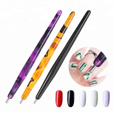 China NAIL Nail Gel Dotting Manicure Tools Magnetic Painting Dot Pen NP082 for sale