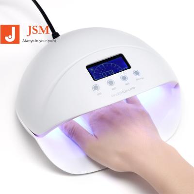 China Professional 50W Plastic LED Nail Polish Dryer Light UV Gel Drying Curing Manicure Lamp NL010 for sale