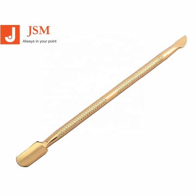 China Stainless Steel Cuticle Pusher Spoon Manicure Nail Pusher Scraper Remover NT213 NT213 for sale