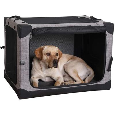 China Durable Customized Outdoor Quilted Airline Approved Collapsible Collapsible Portable Dog Pet Cages And Houses for sale