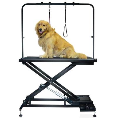 China Sustainable Portable Adjustable Electric Stainless Steel Dog Grooming Lift Board for sale