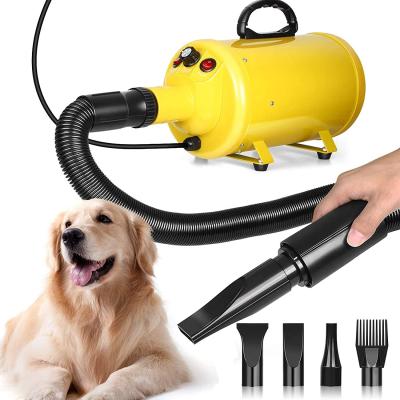 China Sustainable 2800W/3.8HP Stepless SpeedHair Force Blaster Grooming Blower Dog Dryer for sale