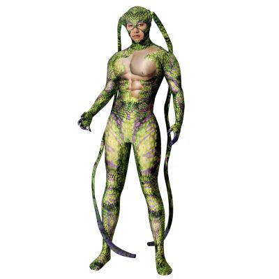 China Halloween Party Terror Role Playing Sets Playsuits Alien Fly Tentacles Long Cosplay Stage Costume Men's Overalls Performance Wear for sale