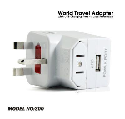 China USB travel adapter DH-300, huisvesting materiële brandvertragend PC (brand rating UL94-V0) Te koop