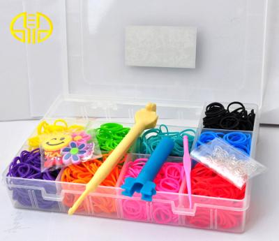 China Rainbow DIY Loom  Rubber Bands Kits for sale