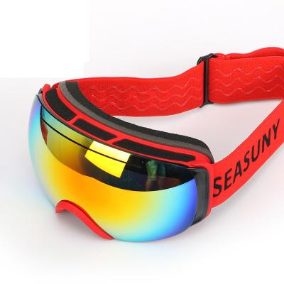 China Hd Dual Frame Ski Goggles Mountaineering Ski Goggles Multifunctional Fogproof Hot Sale Sports Large for sale