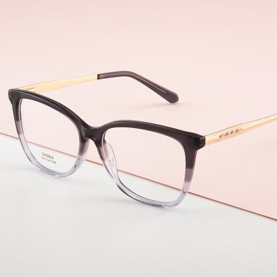 China Decoration To Wear Fashion Men Women Metal Eyewear Ultralight Glasses Frames Prescription Myopia Optical Glasses for sale