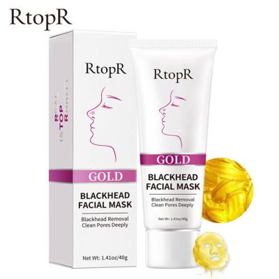 China Wholesale Blackhead Deep Clean Skin Care Gold Face Moisturizer Moisturizer RtopR Pore Facial Mask for sale