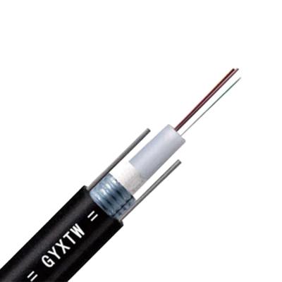 China FTTH Core GYXTW 4/6/8 Tubular Lightweight 12 Core Armored Outdoor Fiber Cable Singlemode for sale