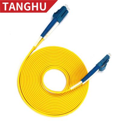 China Simplex 3M SC Fiber Optic Patch Cord FTTH Fiber Optic Cable Jumper FTTH LC UPC 3M Gigabit Single Mode for sale