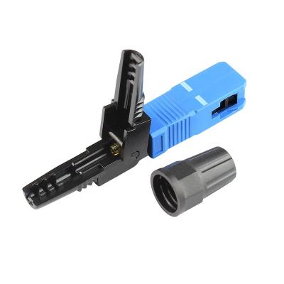 China FTTH FTTB FTTX Connecting Network SC UPC fiber ftth tool kit single mode fiber optic fast connector for sale