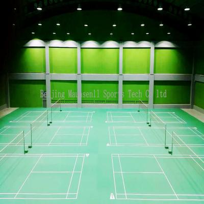 China Anti-Slip Badminton Court Used Sports PVC Plastic Flooring Mats for sale