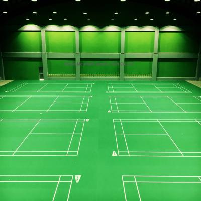 China Anti Slip Outdoor VINYL PVC SPORTS COVERING FLOOR MATS FOR BADMINTON SPORT COURTS for sale