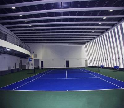 China Sports Vinyl / Plastic Flooring Surface For Tennis / Basketball Court 1.8M * 15M * 3.0~10MM Per Roll for sale