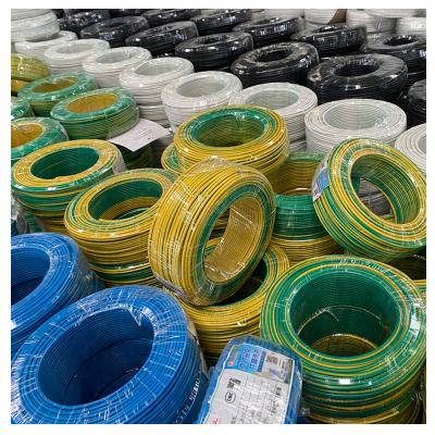 China Construction Wiring 220 Electric Motor 2.5mm PVC Wire 1mm Solid Wire Single Core Cable 1.5mm Single Core Electrical Cable for sale