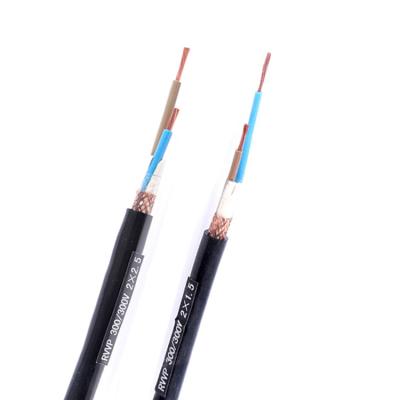 China Home Improvement 2 Core 3 Core 1.5mm 2.5mm PVC Insulated Conductor Shielded Screened Flexible Multicore Copper Wire for sale