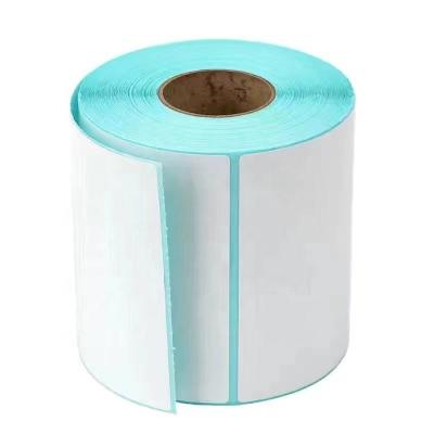 China 500 Sheet Roll 100x150 4x6 Thermal Printer Barcode Direct Mailing Sticker Heat Sensitive Direct Paper Self Adhesive Labels for sale