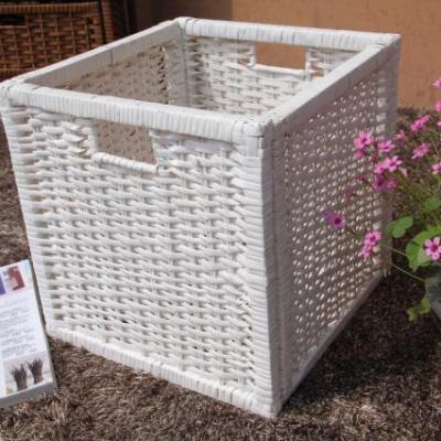 China New-fashion foldable wicker storage basket for sale