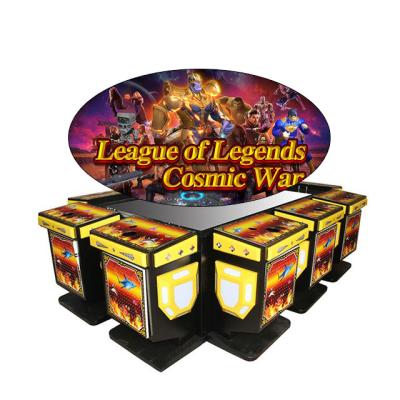 China League of Legends Cosmic War High Profit Gaming Board Fishing Game Machine Fish Table Game Software 10players 100 inch 87945 for sale