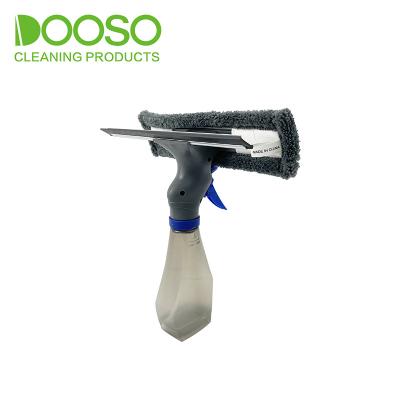 China DOOSO Viable 3 in 1 Multifunctional Window Washer Glass Wiper with Squeegee Spray Bottle for sale