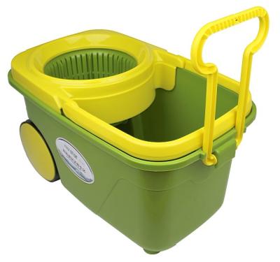 China 360 Degree Sustainable Washing And Easy Spinning Trolley Press Hand Life Cleaning Mop for sale