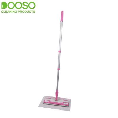 China Hot Selling Sustainable Plastic Flat Broom Floor Cleaner Microfiber Flat Broom Cleaning Mop for sale