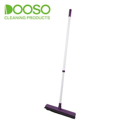 China Wholesale Multi-Use Floor Push Daily Cleaning Rubber Broom With Squeegee Handle Telescopic Broom for sale