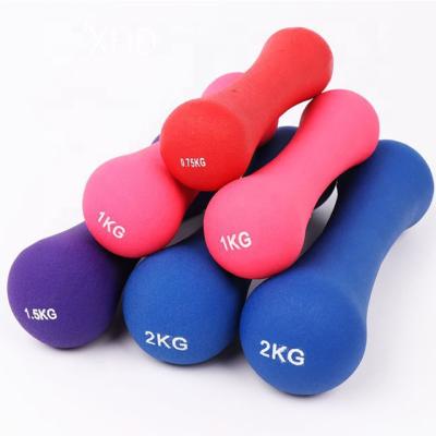 China Wholesale Custom PARAGON FITNESS Bone Shape Neoprene Home Use Dip Dumbbell Walking Dumbbell For Sale for sale