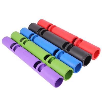 China PARAGON TPR FITNESS Rubber Gym Equipment Rubber Bar Power Functional Training Cannon Tube for sale