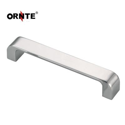 China ORNTE Gold Drawer Hardware Hardware Cabinet Accessories Single Modern Zinc Alloy Wardrobe Handle European Metal Pull Handles for sale