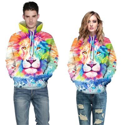 China Sublimation 3D Mens and Womens Sustainable Apparel Halloween Printed Long Sleeves Drop-Shoulder Pockets Sustainable Loose Hoodie for sale