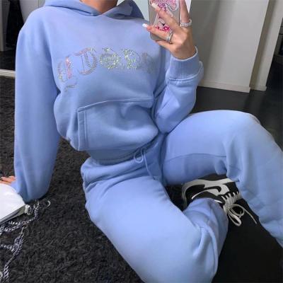 China High Quality Breathable Breathable Gear Casual 2 Piece Set Sports Hoodies Women Fit Winter Women Clothes for sale