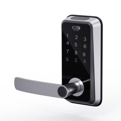 China T725 Stainless Steel 304 Zinc Alloy Smart Fingerprint / Thumb Locks To Open Apartment Electronic Home Office APP Locker Touch Screen Handle Smart Locks for sale