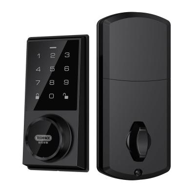 China Simplicity and T632 Technology High Security Anti Theft Door Lock Elegent German Digital Lock Adjustable Rim Locks Intelligent Electronic Smart Locks for sale