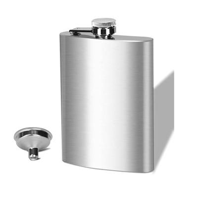 China Industrial Classic Portable Stainless Steel Pocket Hip Flask For Whiskey Vodka Liquor As Men's Gift for sale