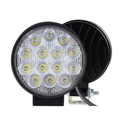 China Hot Selling Aluminum Waterproof 42w Round Led Work Light 2022 Led Work Light 42w For Truck for sale