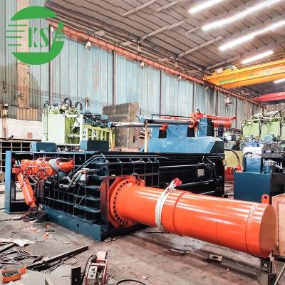 China Recycling Keshang Horizontal Hydraulic Auto Scrap Metal Compactor Recycling Baler Y81-400T for sale