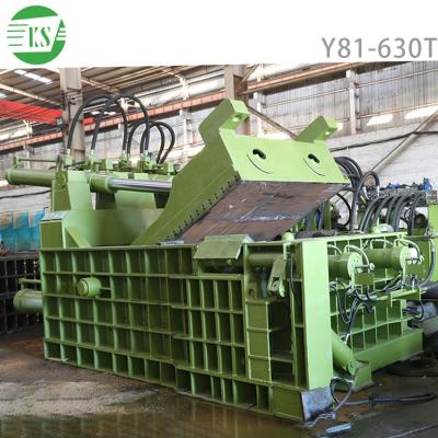 China Hydraulic Scrap Metal Baler Machine Keshang Y81-630T Aluminum Foil Scrap Baler Iron-press Scrap Metal Recycling Equipment for sale