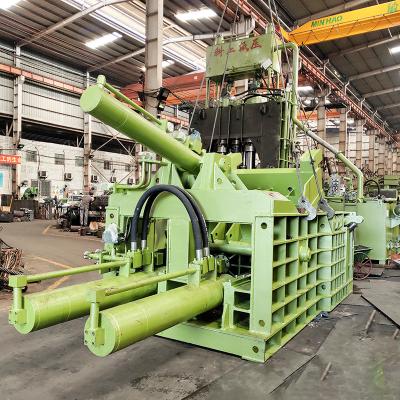 China Keshang Y81-250T Hydraulic Baler Machine High Quality Horizontal Metal Baler Hydraulic Scrap Metal Chute for sale