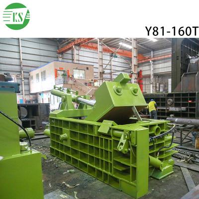 China Scrap metal baler machine Keshang Y81-160T scrap baler making machines scrap packaging machine scrap baler for sale