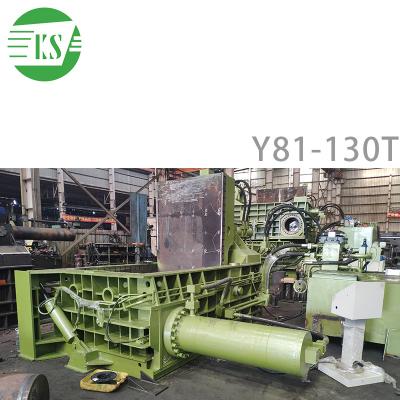 China Auto Body Baler Keshang Y81-130T Hydraulic Multifunctional Horizontal Scrap Metal Baler Compactor for sale